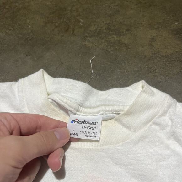 Vintage 80s North Carolina Seafood Festival White T-Shirt - Picture 4 of 4